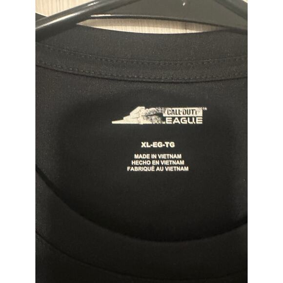 Activision Men's XL Black Gold Crew Neck Call of Duty League Short Sleeve Jersey - Picture 9 of 10